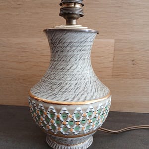 ancienne LAMPE BERGER EN GRES signée J.BREUGNOT
