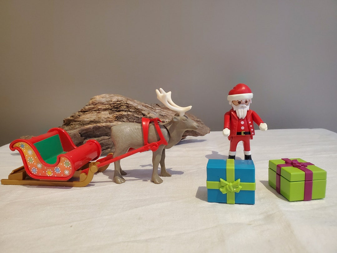 Playmobil Père Noël AVEC son traîneau et le Reine OU Lutins OU Etsy