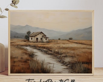 Landschaftsbild 30 x 40 cm: Landschaftsmalerei, moderne Kunst impressionistisch