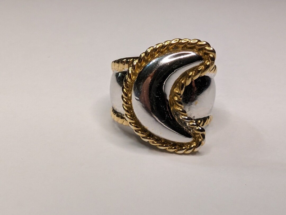 【関税込み】Vasiliki シルバー Dapperling リング Vintage Sterling Silver 3 Round 2 Baguette Cubic Zirconia