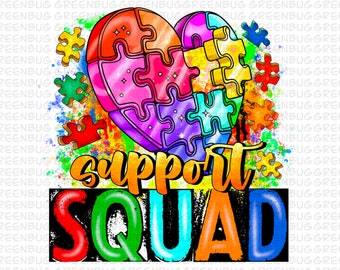 Équipe de soutien Autisme téléchargement de conception de sublimation png, Sensibilisation à l'autisme png, Ruban png autisme, puzzle de l'autisme png, téléchargement de conceptions sublimées