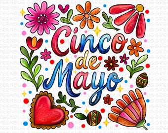 Boho Floral Cinco De Mayo Png, Cinco De Mayo Png, Mexican Png Tequila Png Margarita Sublimation Design Fiesta Png Cinco De Mayo Shirt Design