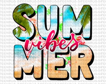 Hello summer png sublimation design download, hello summer png, summer vibes png, palm trees png, sublimate designs download, summer png
