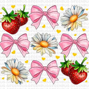 Boho Strawberry Coquette PNG, Preppy Strawberries Png, Strawberry Festival Png, Summer Strawberry Png, Floral Stawberry Png, Boho Summer Png