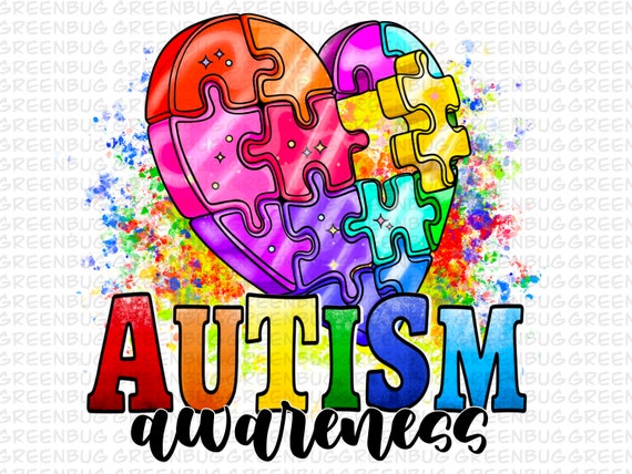 Autism puzzle pieces png sublimation design download, Autism Awareness png, Autism puzzle png, Autism png, sublimate designs download