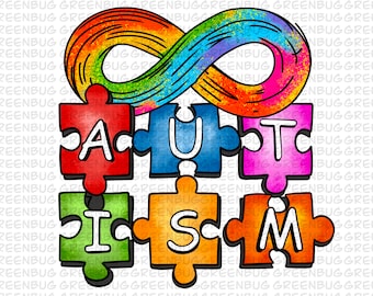 Autism puzzle pieces png sublimation design download, Autism Awareness png, Autism puzzle png, Autism png, sublimate designs download