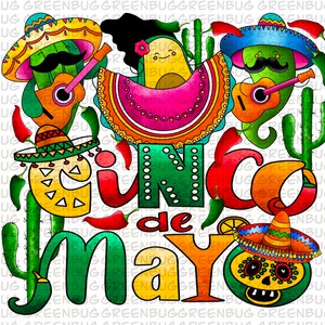 Cinco De Mayo met peper en Sombrero Png sublimatieontwerp, Cinco De Mayo Fiesta, Cinco De Mayo sublimatieontwerp, Mexicaanse dag png, Mexico