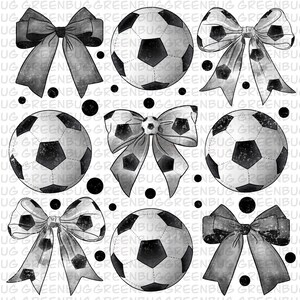 Retro Soccer Bow Png, Soccer Bow Png, Game Day, Coquette Soccer Png Shirt Design, Soccer Mom Png, Soccer Mama Png, Fall Sports Png, soccer