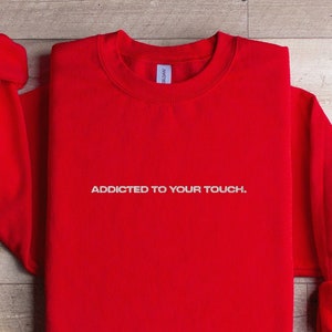 Troye Sivan RUSH Inspired Embroidered Crewneck, Something to Give Each Other Sweater, Pop Music Lyrics Unisex Sweatshirt