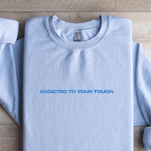 Troye Sivan RUSH Inspired Embroidered Crewneck, Something to Give Each Other Sweater, Pop Music Lyrics Unisex Sweatshirt