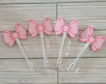 Bow Party Mini Bubbles, Bow Bubbles, Party Favors, Birthday Parties, Bow Party, Bubble Wands