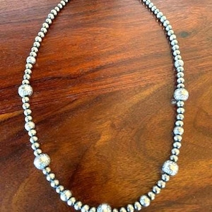 22&quot; Sterling Silver Pearl Necklace