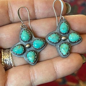 Turquoise & Sterling Silver Earrings