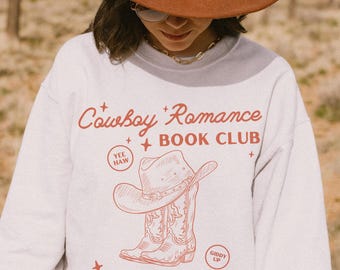 Cowboy Romance Book Club Sweatshirt: Western Geschenk