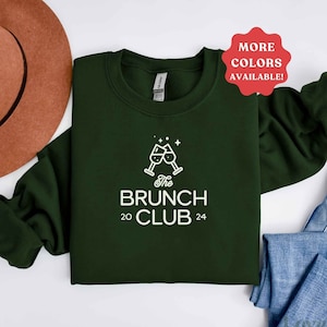 Brunch Club Sweatshirt: Cozy Mimosa Shirt for Girls Weekend
