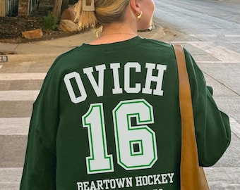 Beartown Benji Ovich #16 Jersey Sweatshirt - Bookish Hockey Reader Gift