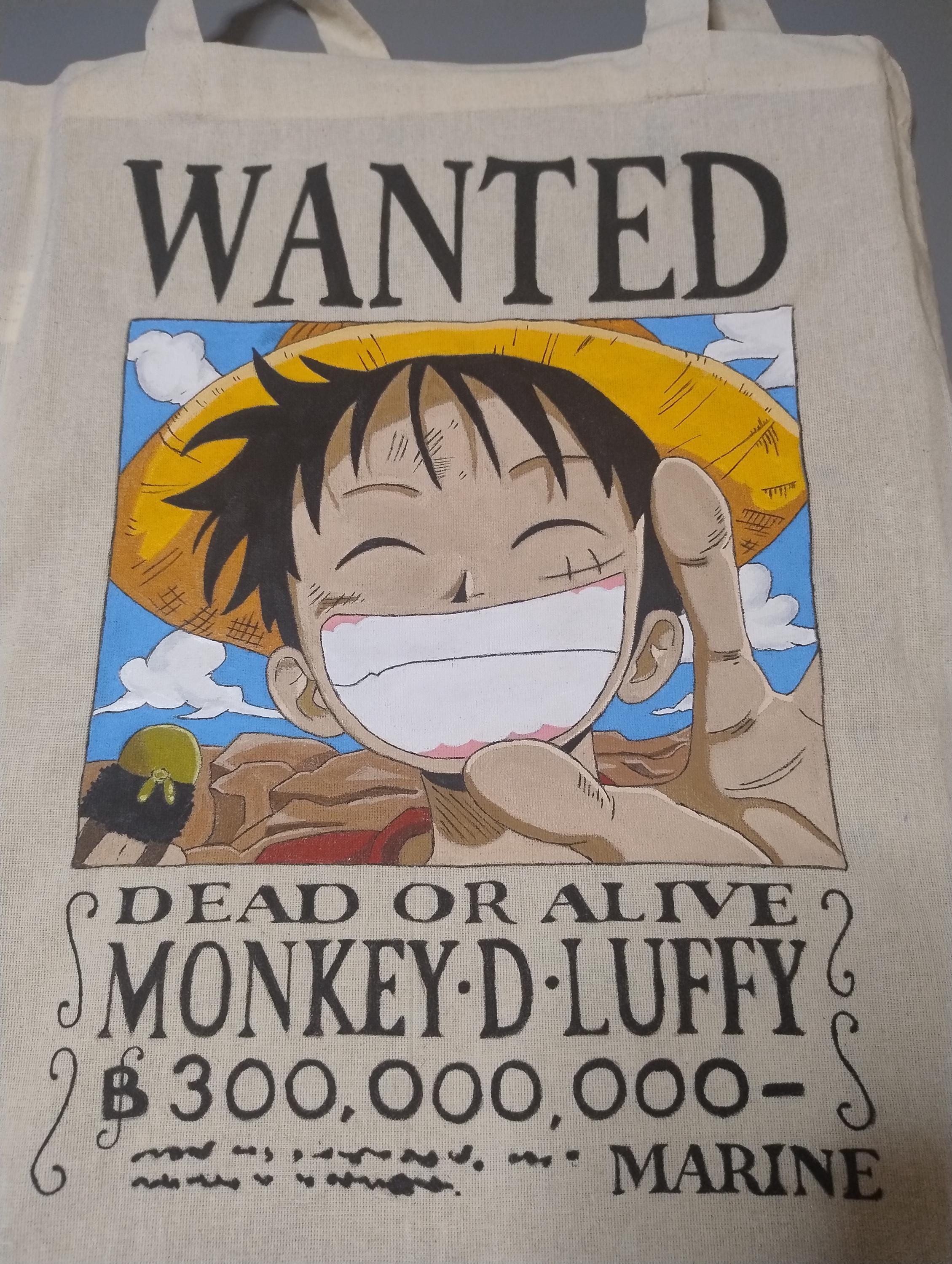Luffy One Piece Tote Bag - Etsy