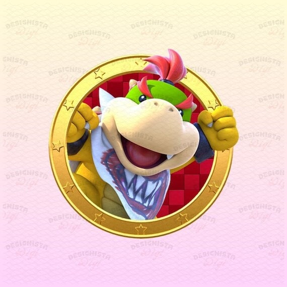 Custom Super Mario Bowser Jr License Plate By Mdk Art - Artistshot