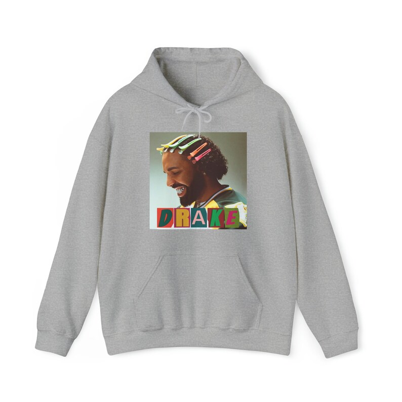 Drake Colorful Hair Clips Hoodie, Drake With Grills Hoodie, Drake Album