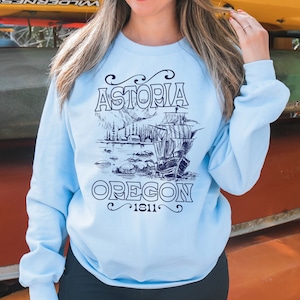 Vacation Astoria Oregon Unisex Crewneck Sweatshirt, Astoria Oregon Sweatshirt, Astoria Oregon Gift