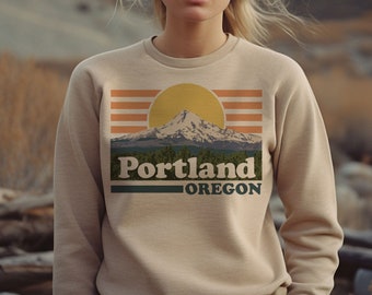 Vacation Portland Oregon Unisex Crewneck Sweatshirt, Portland Oregon Sweatshirt, Portland Oregon Gift