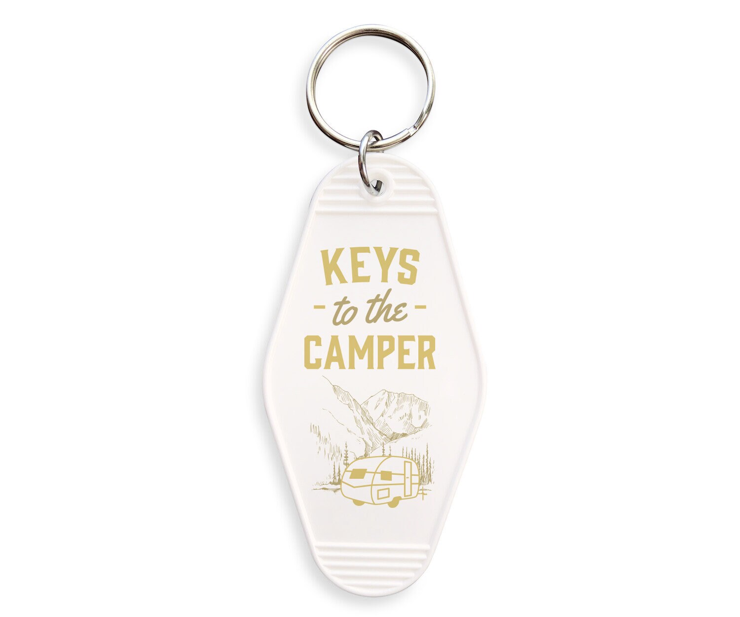 Keys to the Camper Motel Keychain, Cute Retro Style Keychain Gift, Housewarming Gift Reminder ...