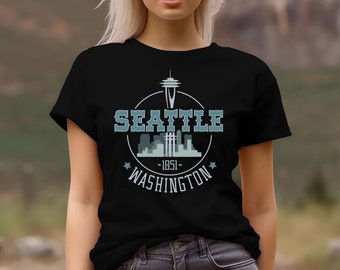 Vacation Seattle Washington Unisex Graphic Shirt, Cute Seattle Washington Shirt, Graphic Tee, Seattle Washington Tee