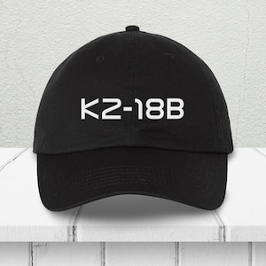 K2-18B Embroidered Dad Hat | Space Lover Gift | Exoplanet Baseball Cap | New Planet Discovery Hat | Astronomer Hat