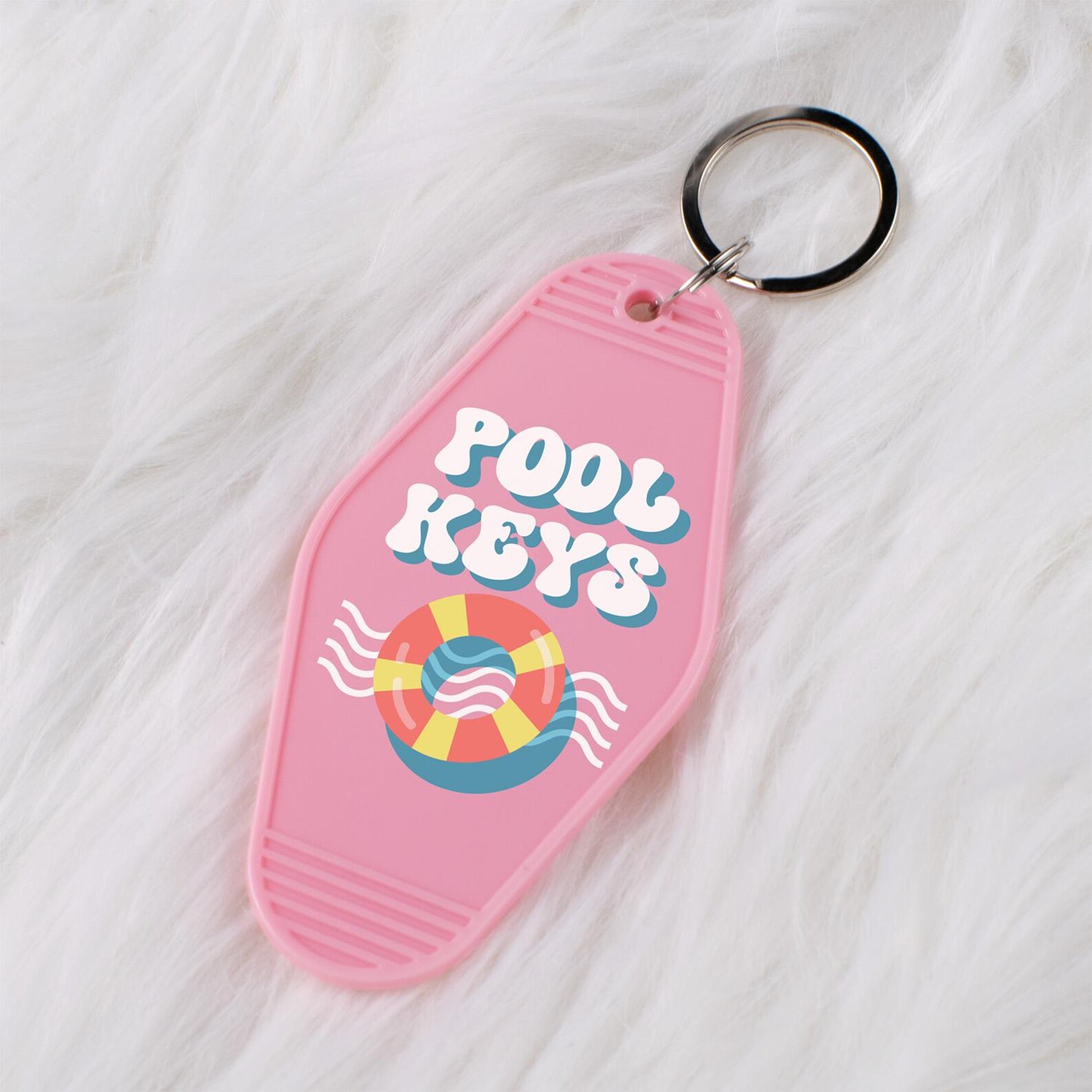 Pool Keys Motel Keychain, Cute Retro Style Keychain Gift, Housewarming ...