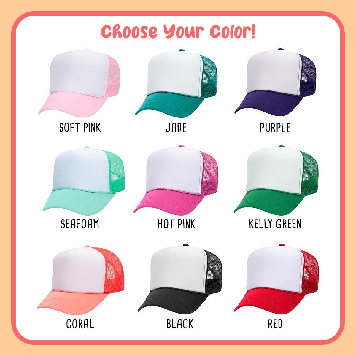 Save Water Drink Margs Trucker Cap, Cute Women