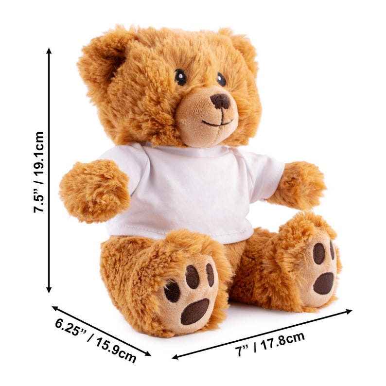 Personalized Logo Design Stuffed Bear, Custom Image Photo Logo Teddy ...