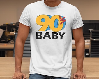 Retro 90's Baby Unisex T-Shirt, Throwback Tee for Millennials