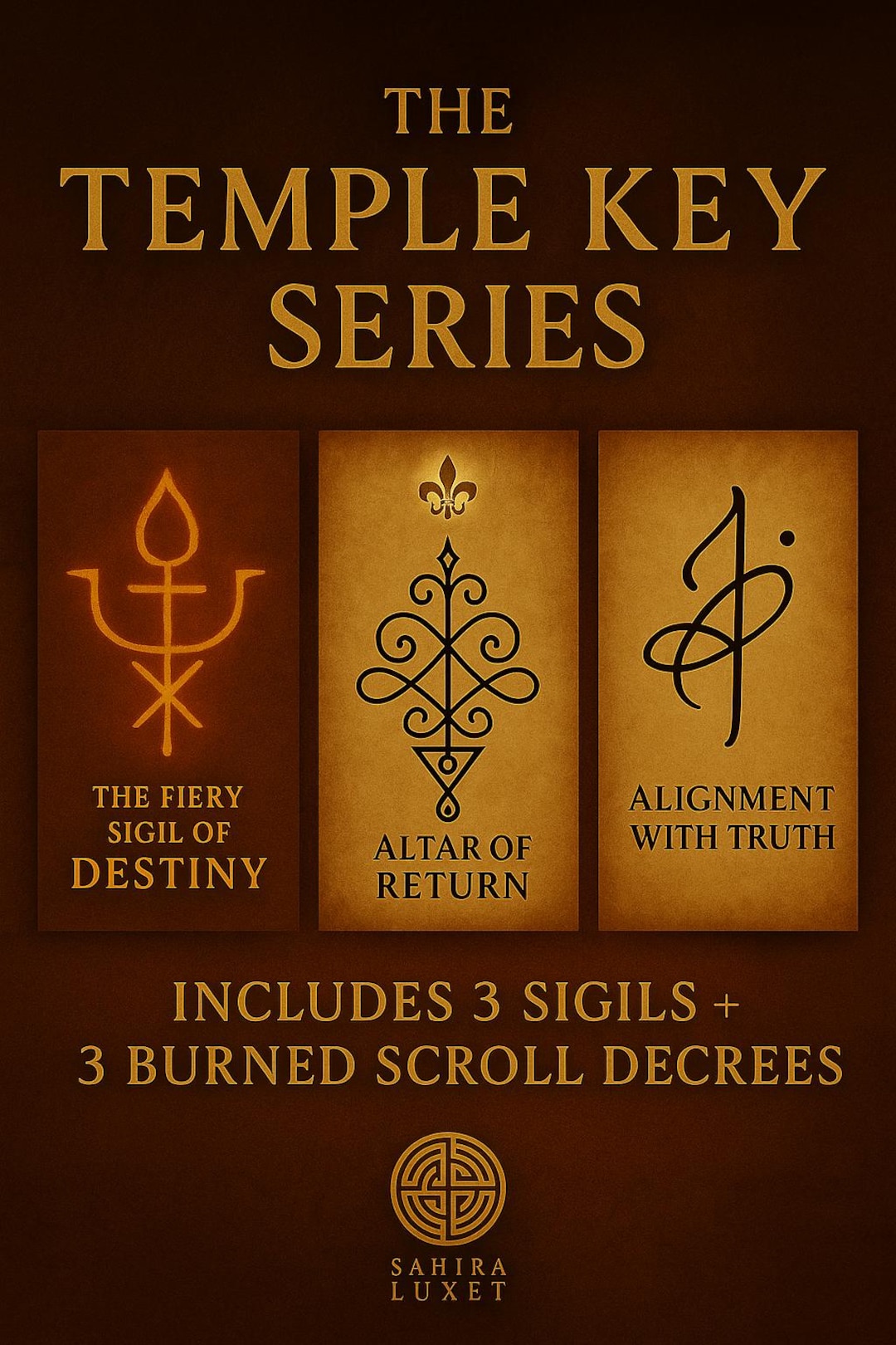 Temple Key Series | 3-sigil Digital Ritual Bundle | Destiny