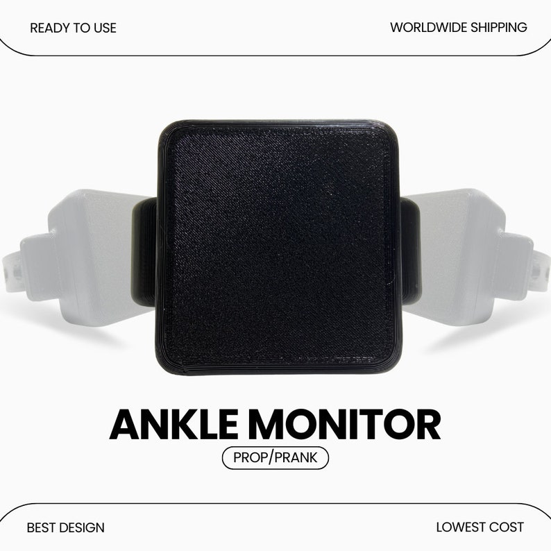 Prop / Fake Ankle Monitor, GPS Tracker, House Arrest Bracelet image 7