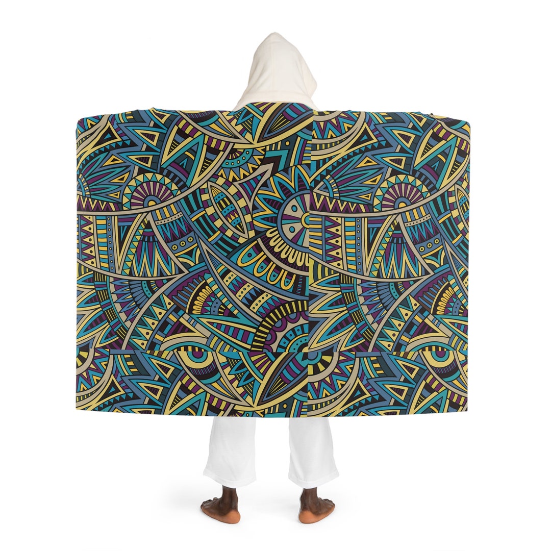 Blanket, Hooded, Sherpa, Fleece, Blanket, Gift, Idea, Wearable, Blanket