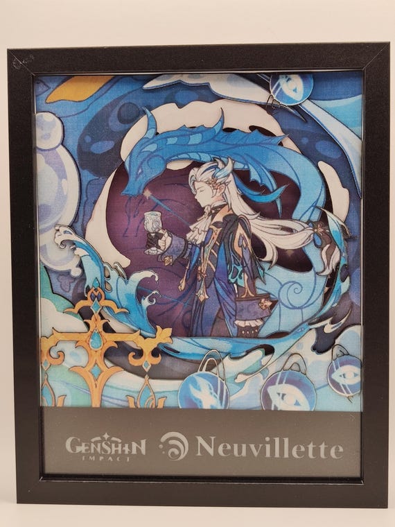 ヌーヴィレットライトボックス - フォンテーヌの審判者、原神 - Etsy 日本