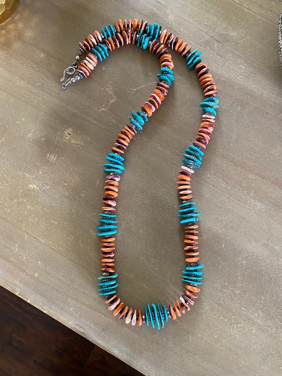 Lions Paw, Turquoise and Sterling Silver Necklace