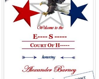 Programa Patriótico DIGITAL Personalizado, Programa Corte de Honor,