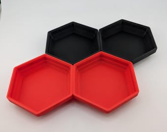 ¡Bandejas para juegos de mesa Traixagons, magnéticas, encajables y teselables!