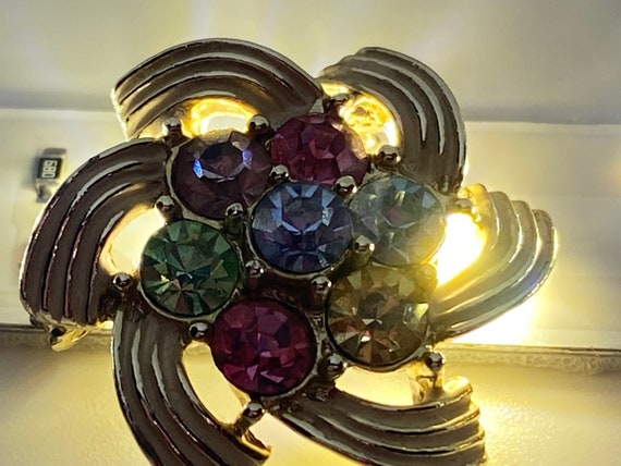 Vintage (1990’s) Multi-Colored Gems Sarah Coventr… - image 4