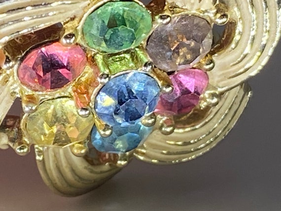 Vintage (1990’s) Multi-Colored Gems Sarah Coventr… - image 2