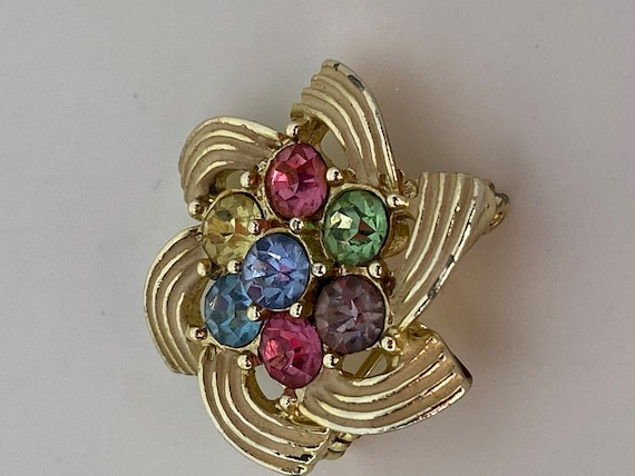Vintage (1990’s) Multi-Colored Gems Sarah Coventr… - image 9