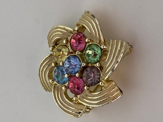 Vintage (1990’s) Multi-Colored Gems Sarah Coventr… - image 8