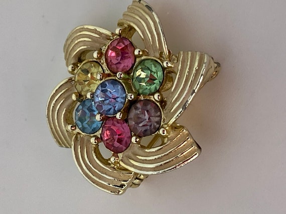 Vintage (1990’s) Multi-Colored Gems Sarah Coventr… - image 1