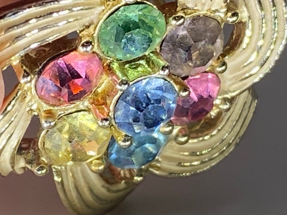 Vintage (1990’s) Multi-Colored Gems Sarah Coventr… - image 6