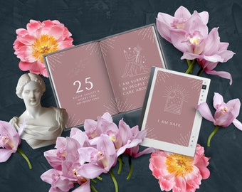 Relief of Anxiety and Worry Less 25 Affirmations Cards