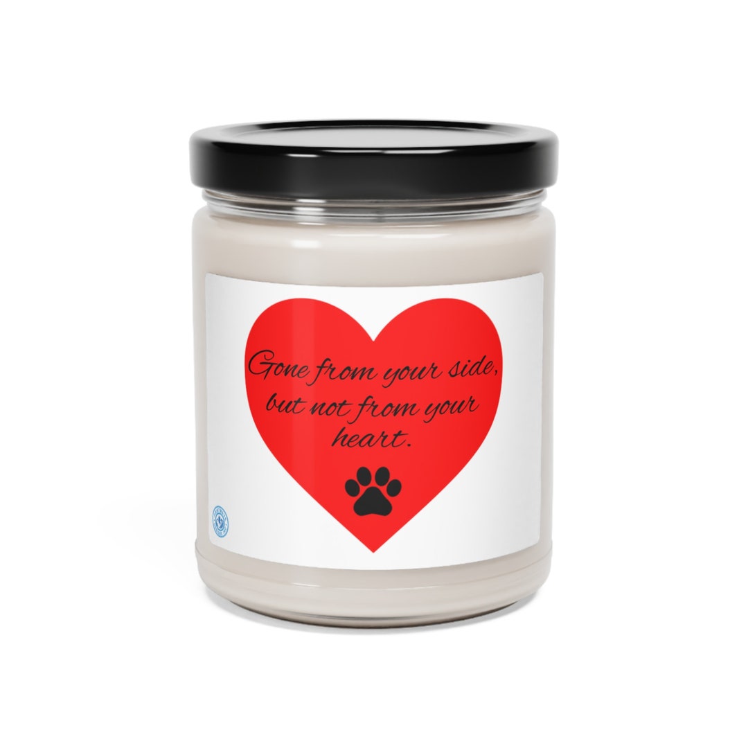 Pet Memorial Candle / Loss of Dog Memorial Candle /. Dog Etsy