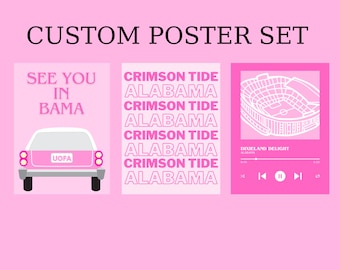 CUSTOM College Town Poster Pack