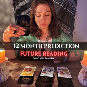 Predicciones futuras de 12 meses, lectura psíquica futura, predicción psíquica futura, consejo espiritual, predicción media futura