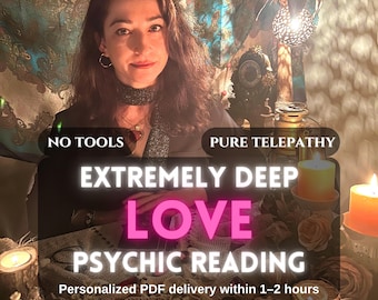 Love Reading Same Hour, Love Psychic Reading, Relationship Reading, Telepathy Reading, Tarot Reading Love PDF, In Depth Love Guidance